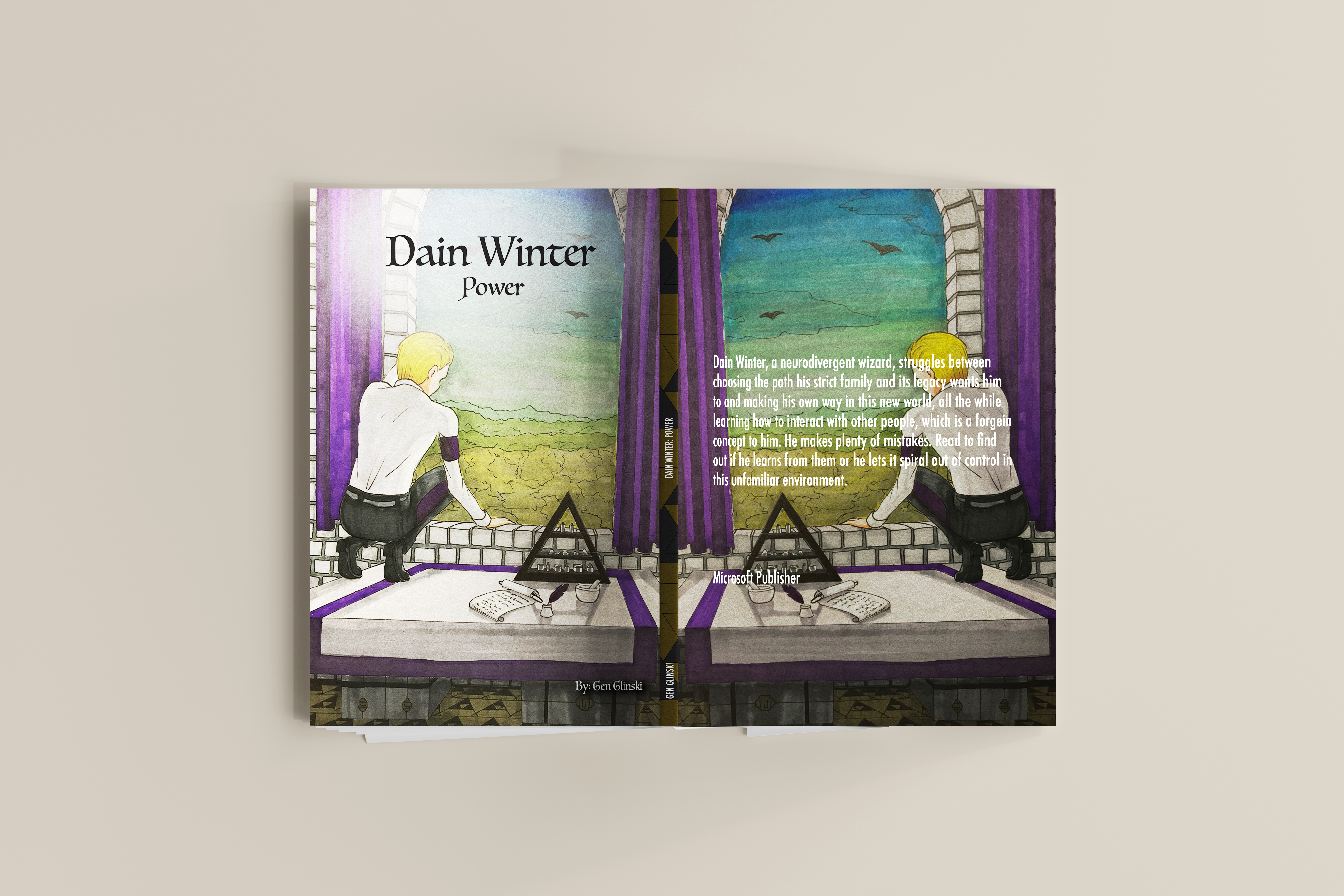 mockupbk1 The cover of Dain Winter book 1